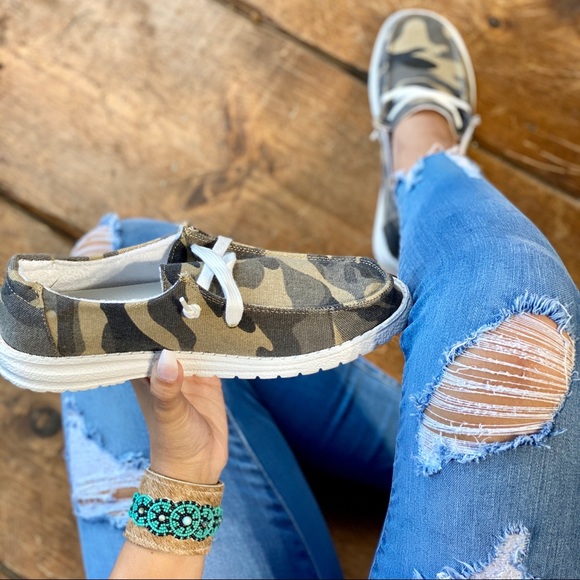Green Camo Slipons - Picture 10 of 10